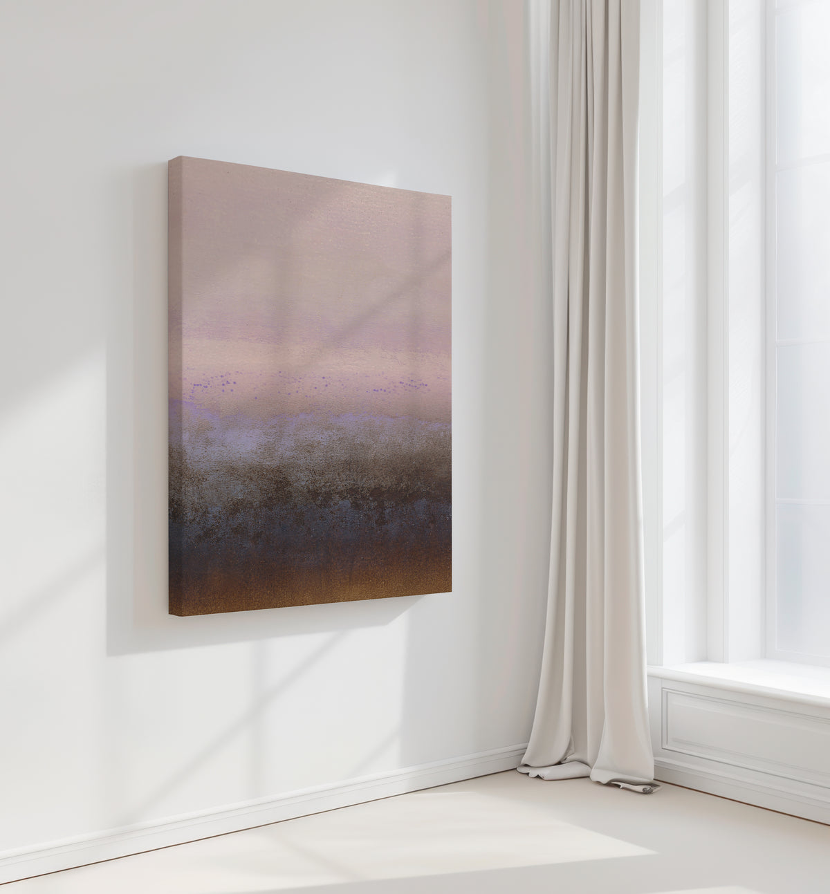 Canvas Art - 'Violet Field'
