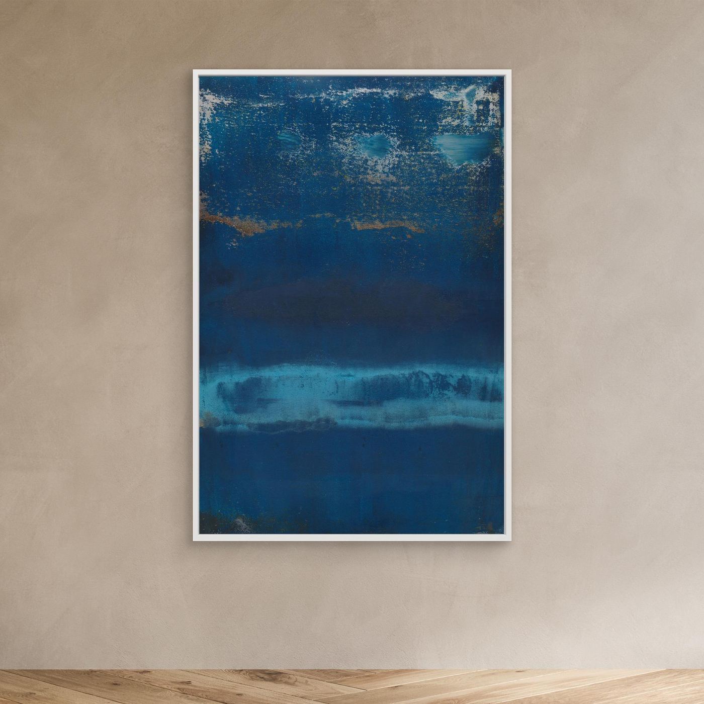 Canvas Art - 'Cobalt Descent'