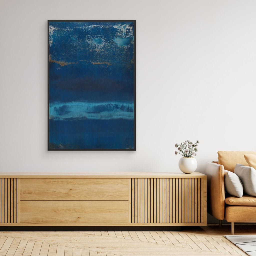 Canvas Art - 'Cobalt Descent'