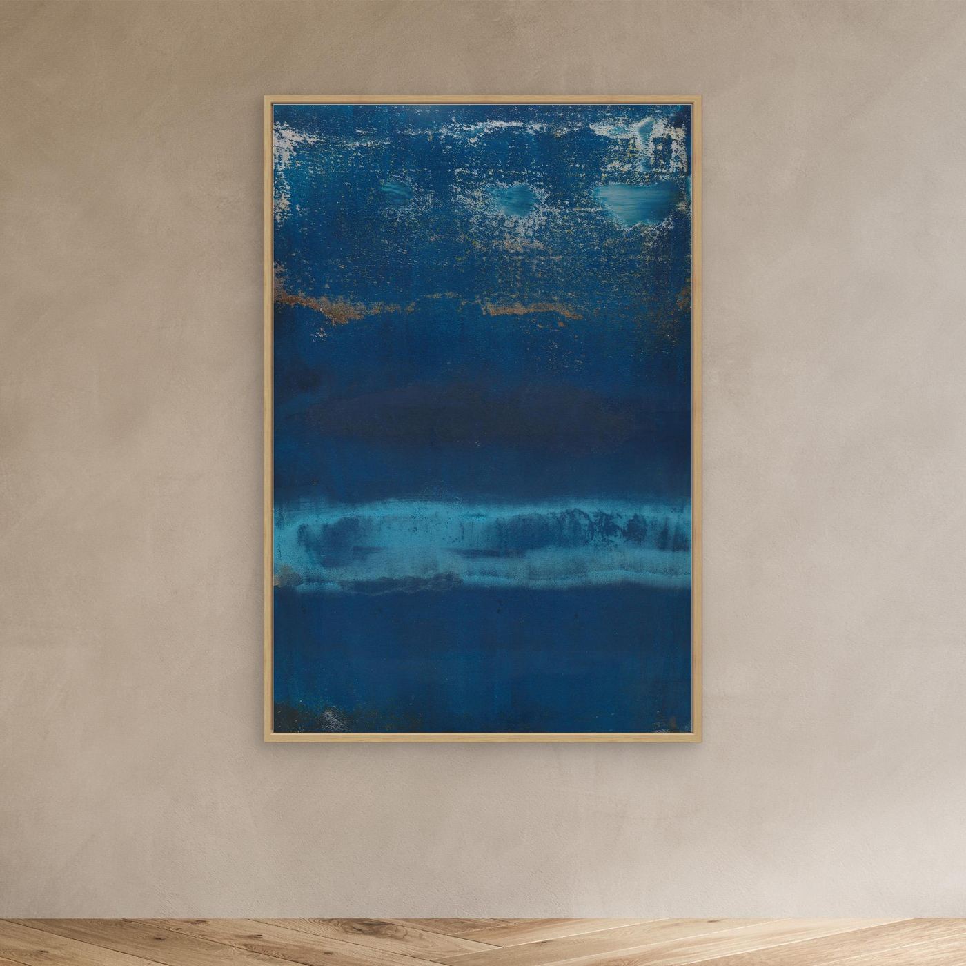 Canvas Art - 'Cobalt Descent'