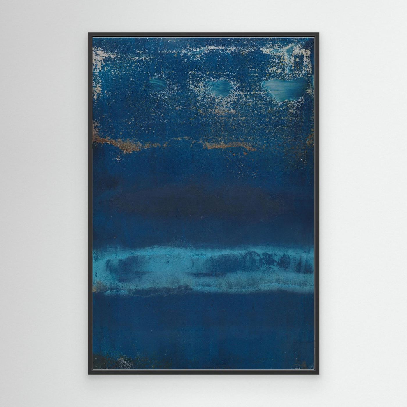 Canvas Art - 'Cobalt Descent'
