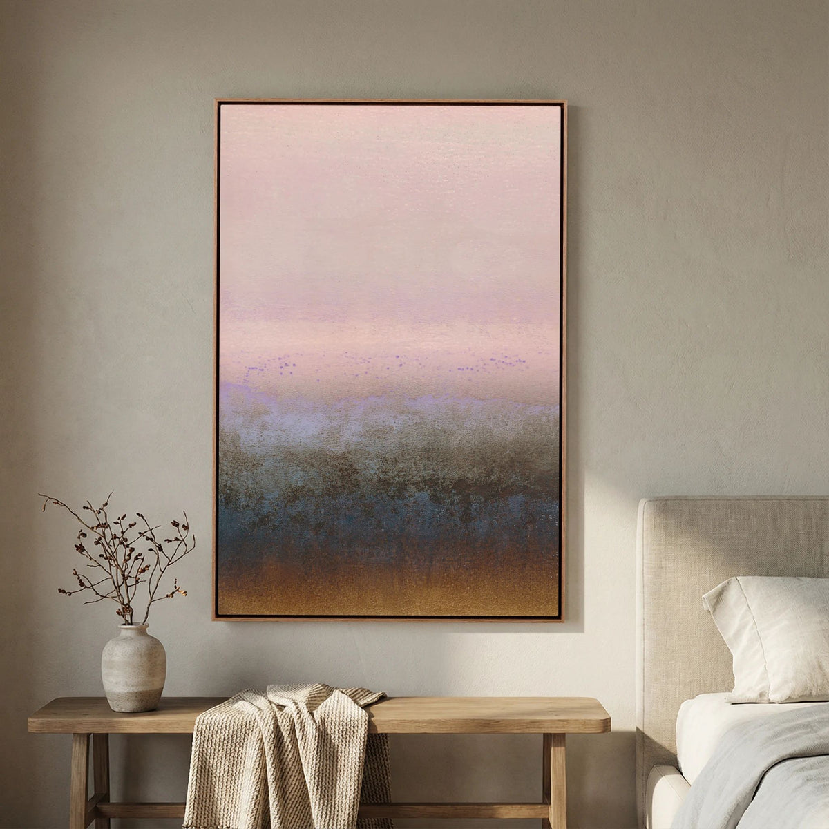 Canvas Art - 'Violet Field'
