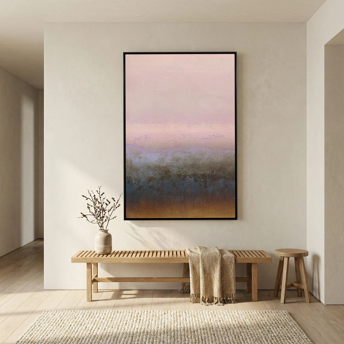 Canvas Art - 'Violet Field'