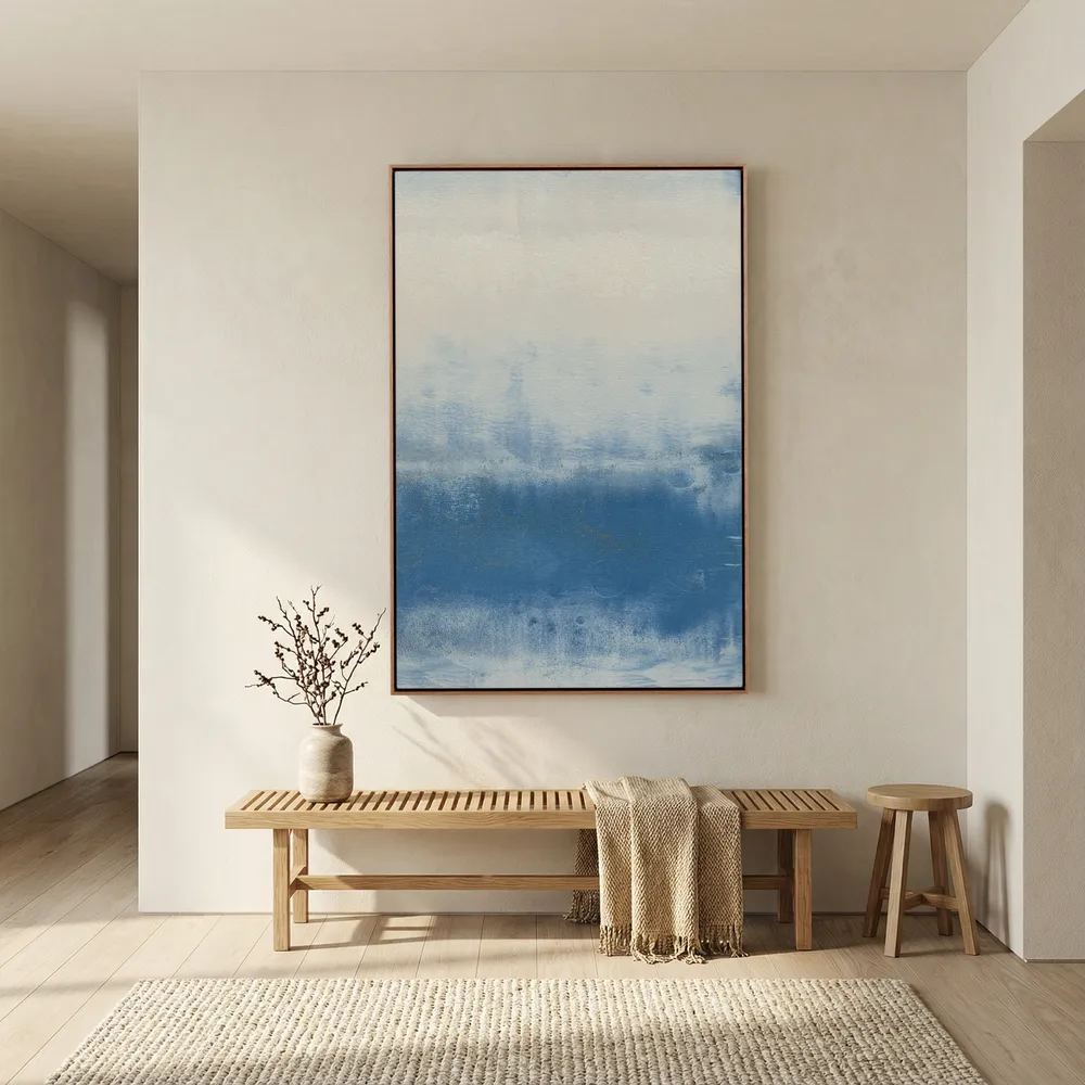 Canvas Art - 'A Quiet kind of Blue'